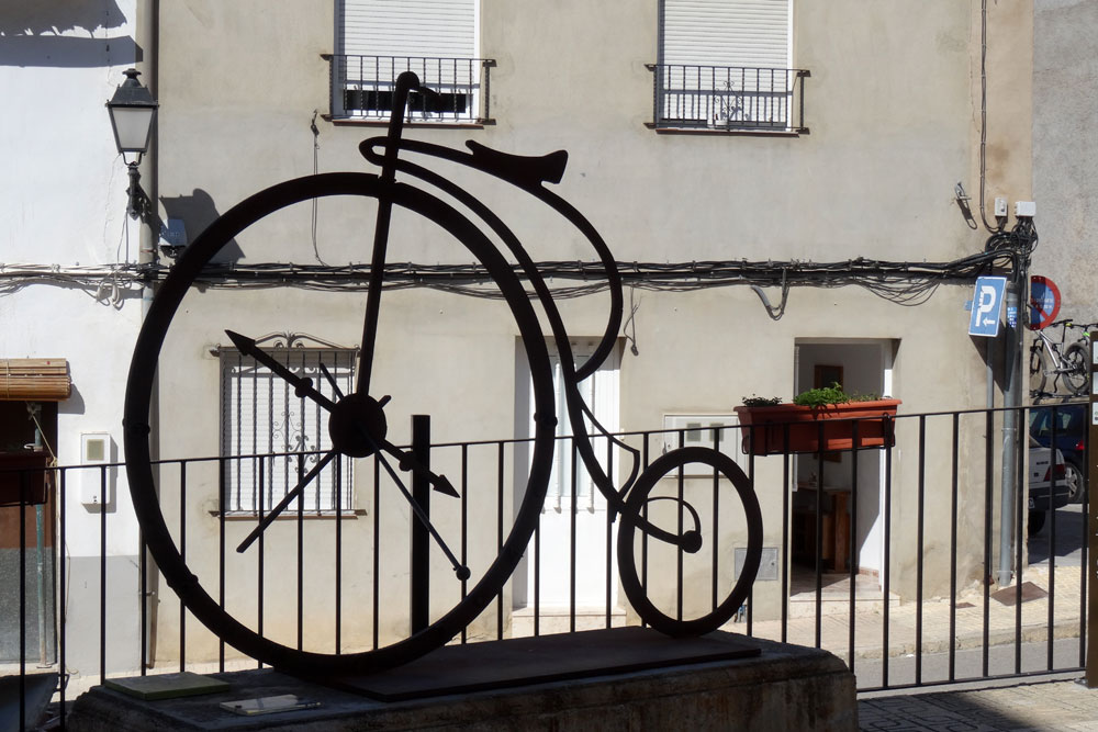 Rellotge bicicleta de Antoni Miró