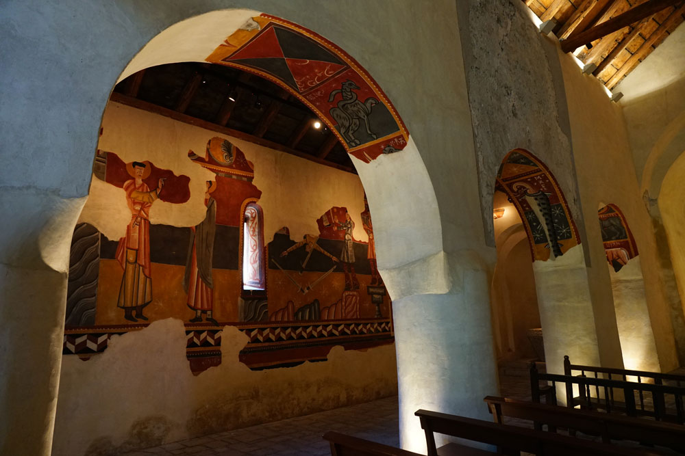 Interior de la Iglesia de Sant Joan de Boí