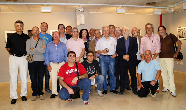 Participantes en la exposición Dos pueblos, una mirada
