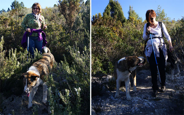 Mari Carmen y Juani en la Casella