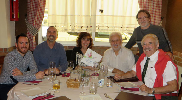 Carlos Cuenca ‘Cuin’, José Fernández ‘Xino’, Marichu Fernández, Juan Díaz, Fernando Cuenca y Francisco Ponce.